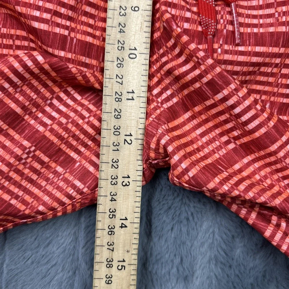 Nike Swim Shorts Mens M Red Striped Mesh Lined Built-In Brief NESS8450